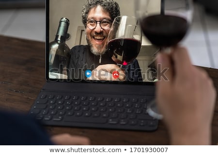 Сток-фото: Drinking Wine