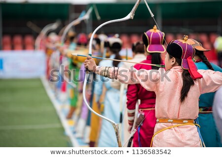 Foto stock: Mongolian Bow