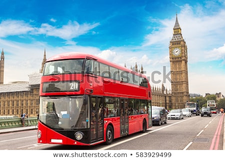 Foto stock: Utobús · de · dos · pisos · de · Londres