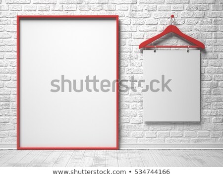 Blank Tag On Hook Shows Empty Copy Space Copyspace Foto stock © djmilic