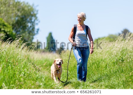 Stock foto: Mature Woman On Country Walk