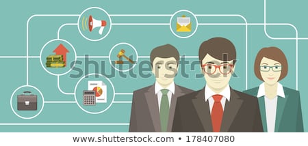 Stockfoto: Promotional Illustration Accounting Firm