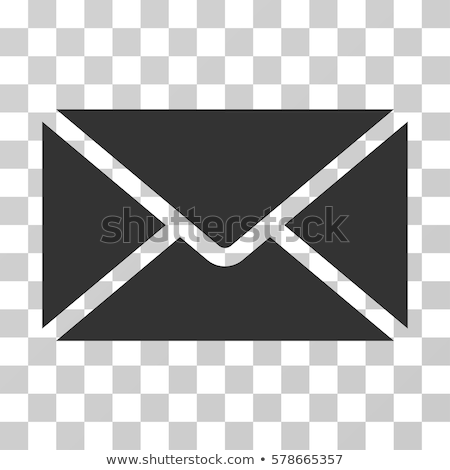 Foto stock: Vector Envelope Icon Gray Colors