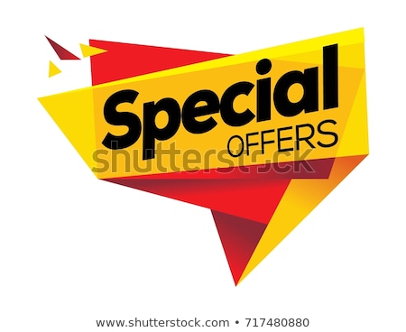 Stockfoto: Special Offer Red Vector Icon Design