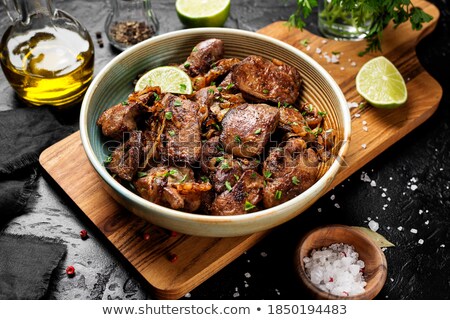 Stok fotoğraf: Pan Fried Liver