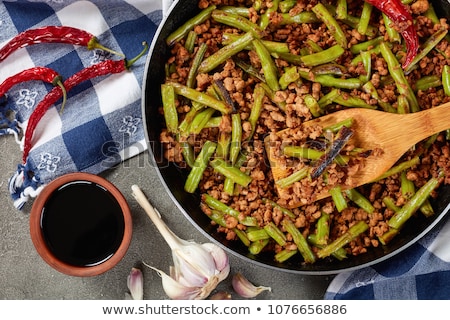 ストックフォト: Ground Meat Stir Fry