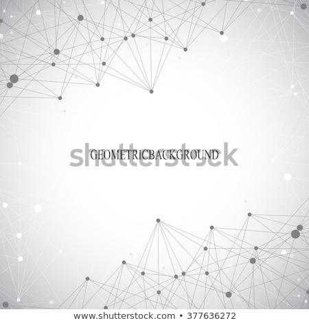 Foto stock: Atom Abstract Grey Background