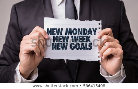 Stock photo: Every Monday Is A New Chance - Business Concept