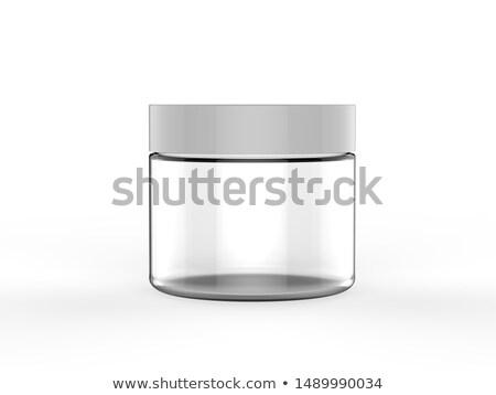 Foto stock: Beauty Hygiene Container With Black Cap 3d Rendering