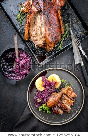 Foto stock: Roasted Goose Breast