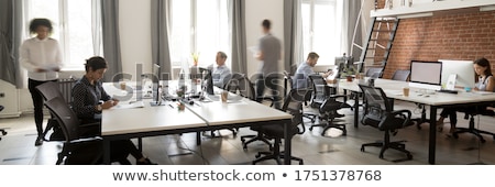 Foto stock: Startup And Working Task Office Work Website