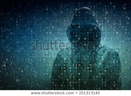 Stockfoto: Mysterious Man With Security Concept