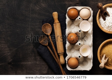 Foto stock: Dough And Rolling Pin