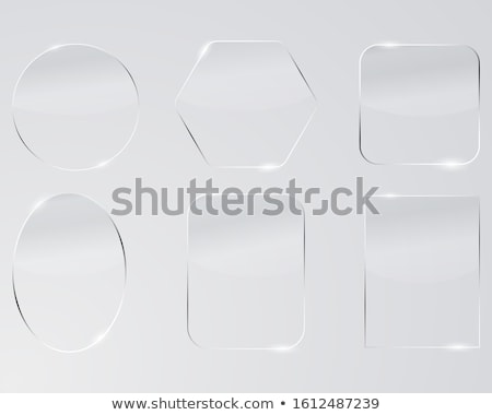 Zdjęcia stock: Abstract And Glass Elegance Sign Set