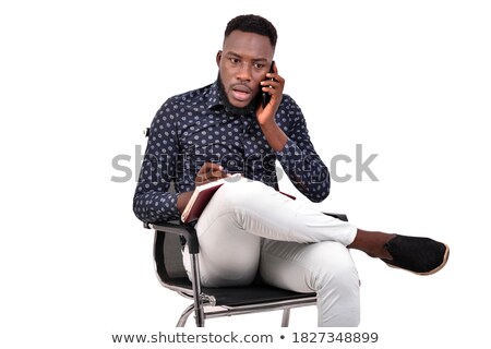 Foto stock: Shocked Businessman Taking Notes