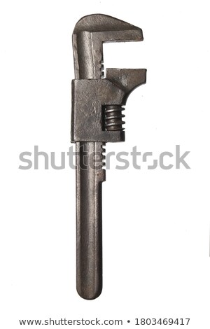 Сток-фото: Old Adjustable Wrench
