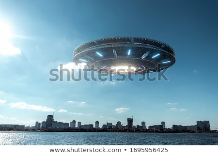 Stok fotoğraf: Flying Saucer Spaceship