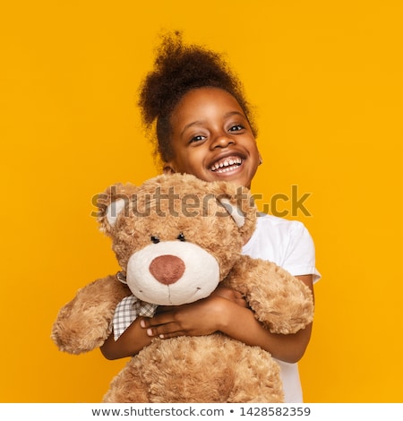 Stockfoto: Lleen · met · haar · teddybeer
