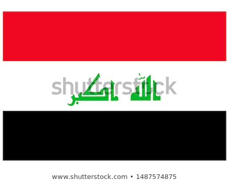 Foto stock: National Flag Of Iraq