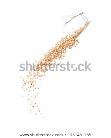 [[stock_photo]]: Erser · le · lait · congelé · en · verre · isolé · sur · fond · blanc