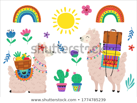 Stock photo: Fruits Basket Rainbow Colors