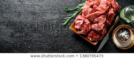 Stock photo: Piece Of A Beef On Plate