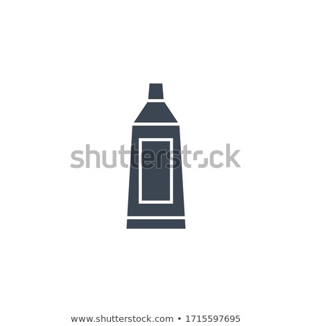 Stockfoto: Toothpaste Tube Related Vector Glyph Icon