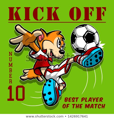 Foto d'archivio: Vector Soccer Mascot