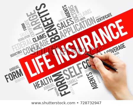 Stock foto: Insurance Wordcloud Concept