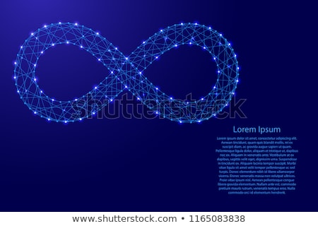 商業照片: Abstract Colorful Background With Star Infinite Loop