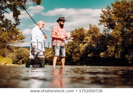 Stock photo: Man With Fishhook