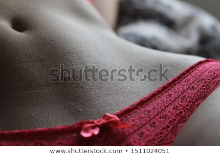 Stock fotó: A Pink Panties On Body