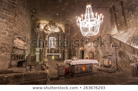 Stok fotoğraf: Tunnel In Salt Mine