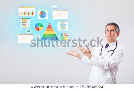 Stockfoto: Nutritionist With Nutrient Intake Concept