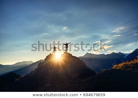 Stockfoto: Beauty Dawn In The Mountains