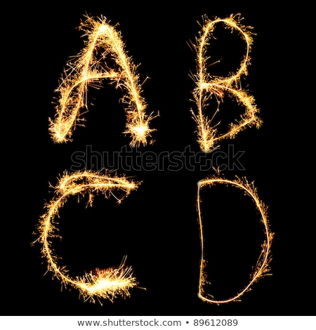 Zdjęcia stock: Alphabet Sparkler See Other Letters In My Portfolio