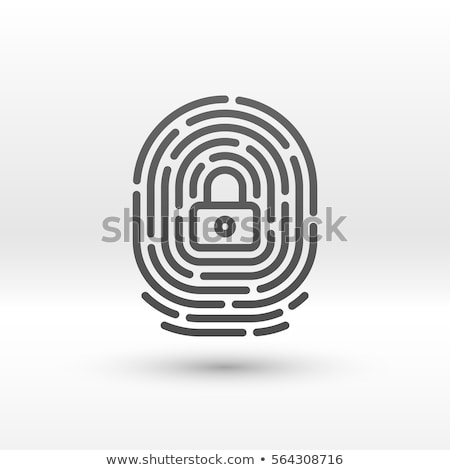 Foto stock: Fingertip Lock