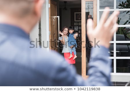 Stockfoto: Saying Goodbye