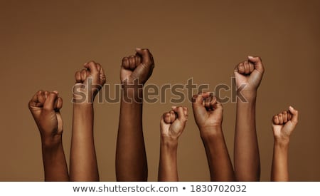 Сток-фото: Raised Fist For Protest