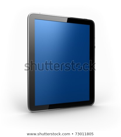 Foto stock: This Is My New Tablet Pc Device