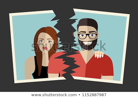 Stockfoto: Divorce Concept Family Separation