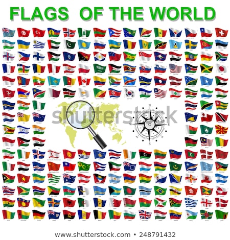 Stock photo: Brazil And Finland Flags