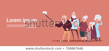 Foto stock: Stick For Old Person