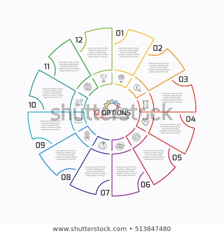 Stock photo: Twelve Round Icons