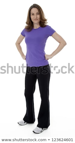 Stock foto: Mature Woman With Hand On Hip