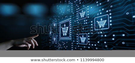 Stockfoto: Eb · E · Commerce · E · Business-pictogrammen