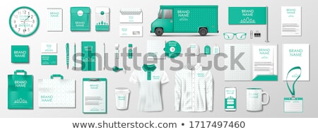 Stockfoto: Brand Identity Concept Vector Illustration