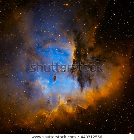 Stock fotó: Pacman Nebula Is An Region In The Constellation Of Cassiopeia