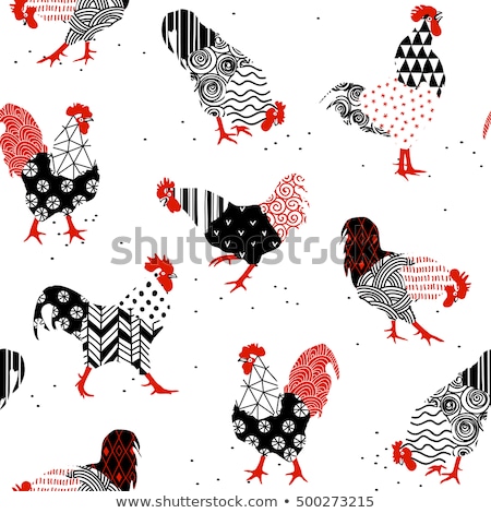 [[stock_photo]]: Red Rooster Seamless