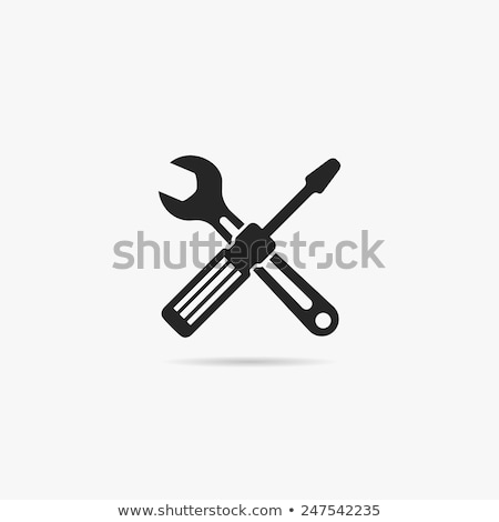 Сток-фото: Wrench And Screw Driver Illustration